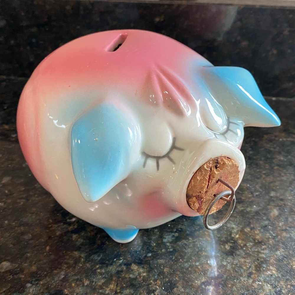 Vintage Antique 1957 Corky Pig
